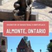 Pinterest image of Almonte's Old Town Hall, home to the Naismith Museum and Hall of Fame