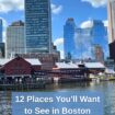 Boston city view across the wharf Pinterest