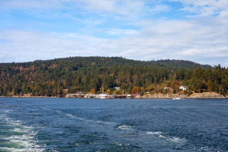 Leaving Saltspring by ferry