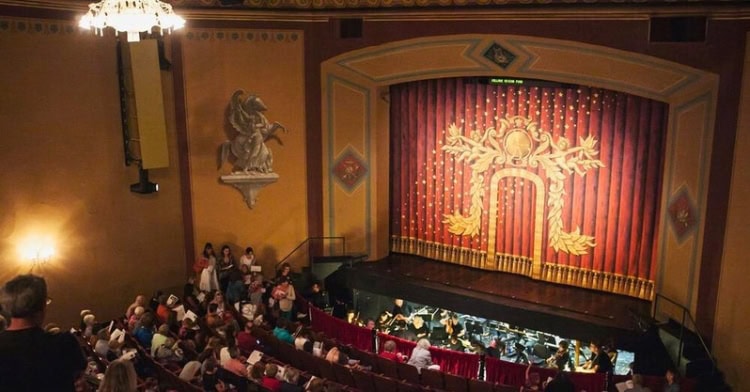 Interior of the Central City Opera House.