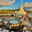 Crystal Cruise ship with pool