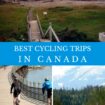 Cyclists on British Columbia's Vancouver Island, Pinterest