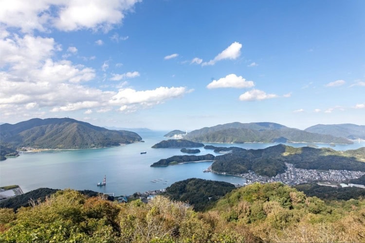 A natural harbor in Maizuru.