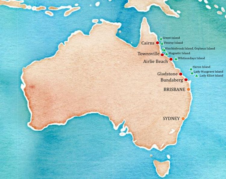 Map of Australia