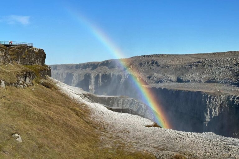Early morning near Dettifoss in northern Iceland, the largest waterfall in Europe. Photo by Don Mankin