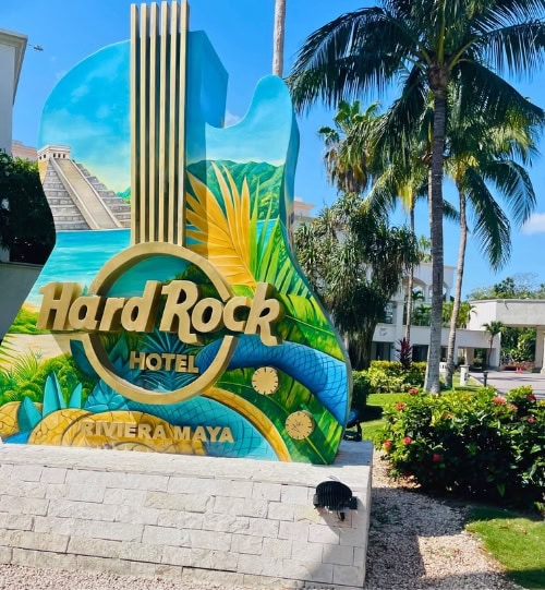 Music is everywhere at Hard Rock Hotel Riviera Maya. Photo Jill Weinlein