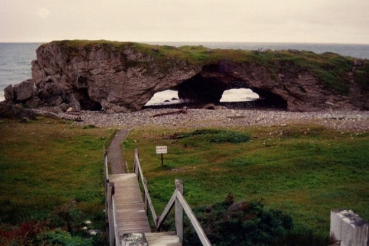At "The Arches", on Newfoundland's Viking Trail
