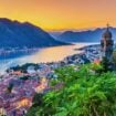 The Bay of Kotor at sunset, one of Montenegro's most breathtaking views. Photo by SCStock from Getty Images via Canva