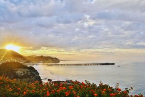 Avila Beach Pier at sunrise. Photo by Highway 1 Road Trip