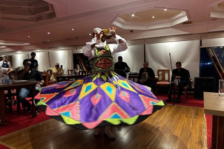 Cultural show on our Nile cruise