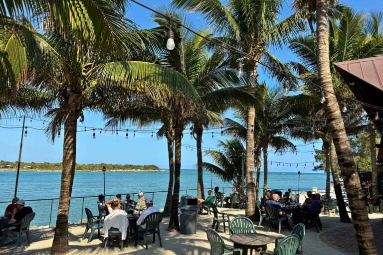 Dining along the Fort Pierce Jetty Park on the Atlantic side of Florida. Photo by R.C. Staab
