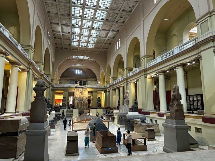 The Egyptian Museum houses more than 12,000 artifacts. Photo by Janna Graber