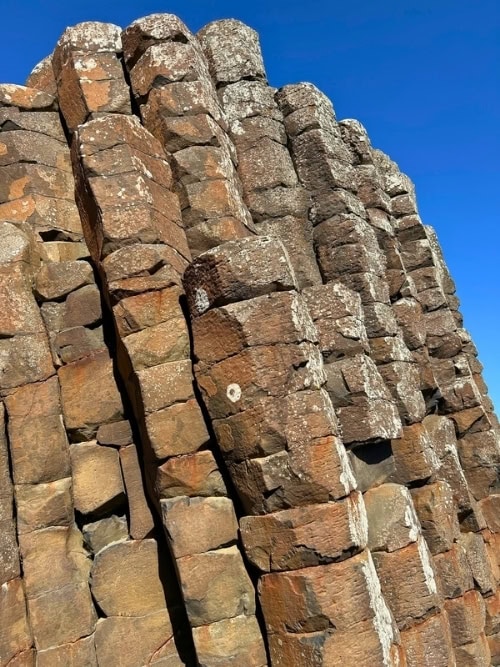 Rockery at the Giant's Causeway on the Antrim Coastal Route