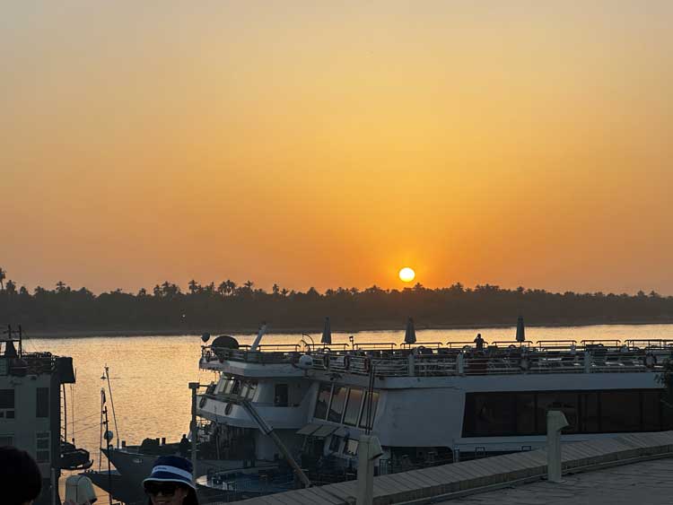A Nile River cruise is an example way to explore Egypt. Photo by Janna Graber