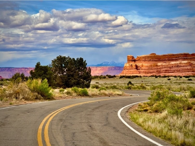 Driving through The Needles district at Canyonlands National Park. Photo by Teri K. Miller