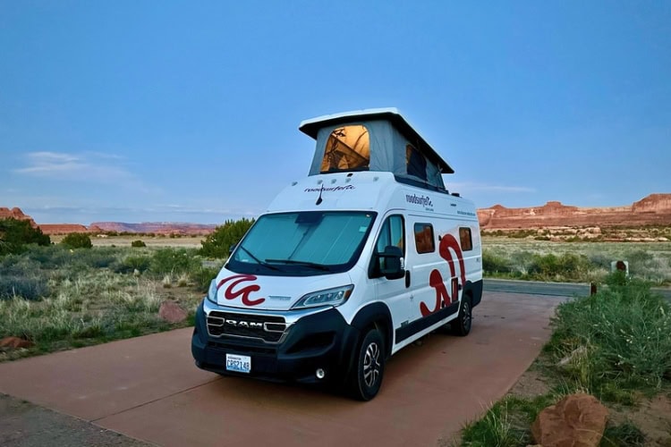 Enjoying the evening from our campsite in The Needles Campground in Canyonlands National Park. Photo by Teri K. Miller