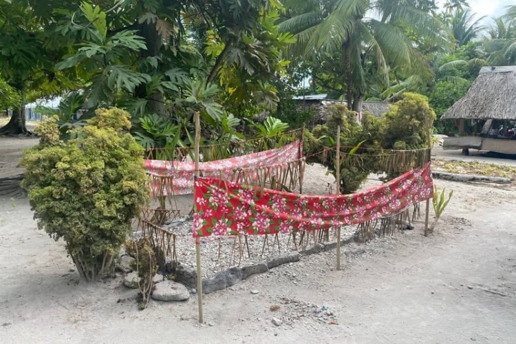 An image of a graveyard with various monuments and decorations, indicating the varying levels of expenditure by families for honoring their loved ones.