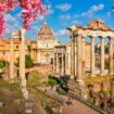 Roman Forum in spring. Photo by Vladislav Zolotov from Getty Images via Canva