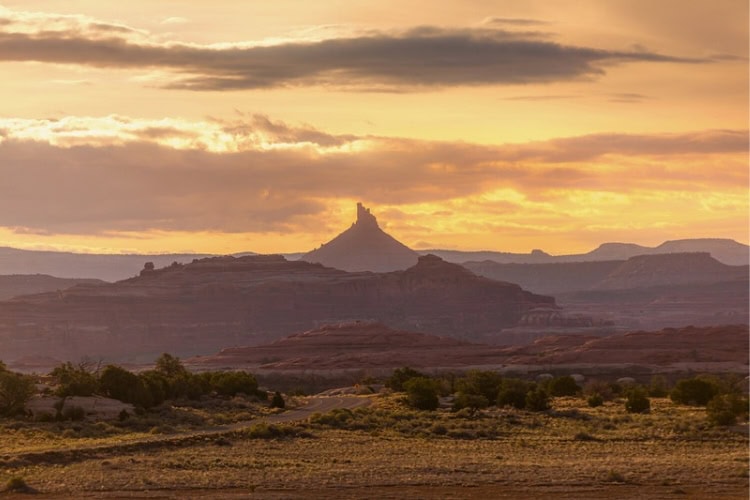 Watching the sun rise from The Needles Campground in Canyonlands National Park. Photo by Teri K. Miller