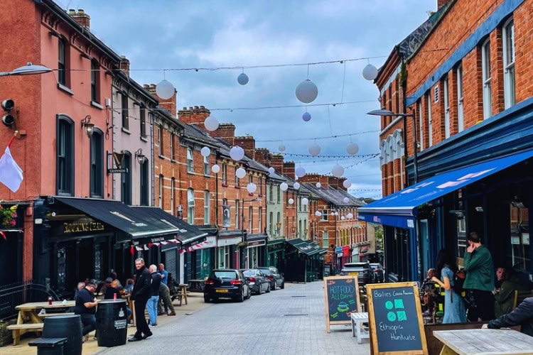 Waterloo Street in Derry