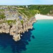 Porthcurno and the Minack Theatre in Cornwall, United Kingdom. Photo by Benjamin Elliott, Unsplash