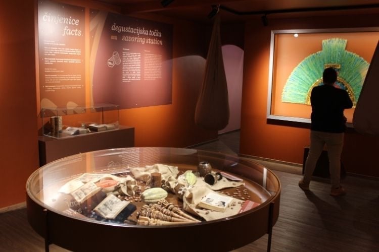 Inside the Chocolate Museum Zagreb. Photo by Richard Varr