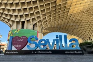Welcome to Sevilla. Photo by Debbie Stone