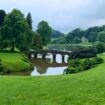 The arched bridge in the gardens at Stourhead. Photo by Sue Sands