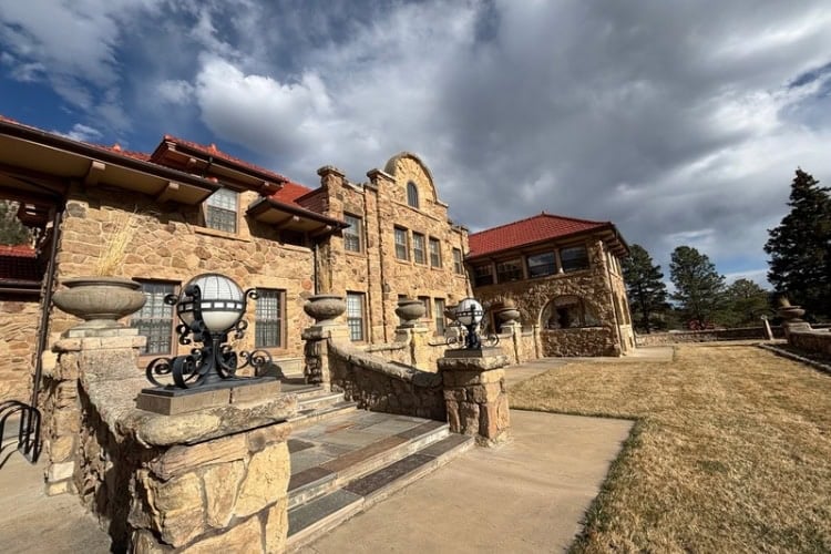 A stone house, called Casa Grande, at Vermejo