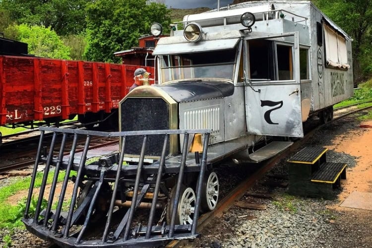 Galloping Goose No. 7 at the Colorado Railroad Museum