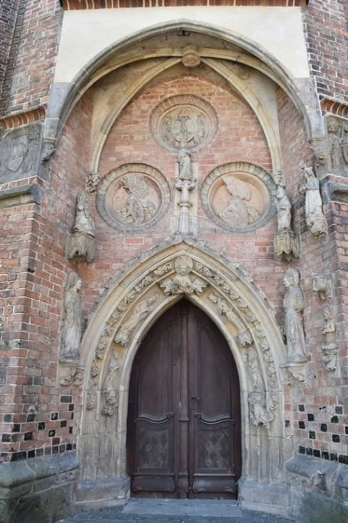 Ornate entrance to Marienkirche