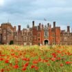 The majestic Tudor entrance to Hampton Court Palace. Photo by Tab Hauser