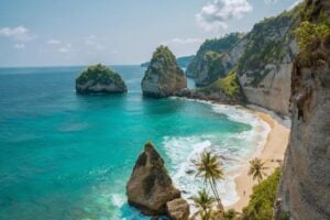 Beach in Bali, Indonesia.