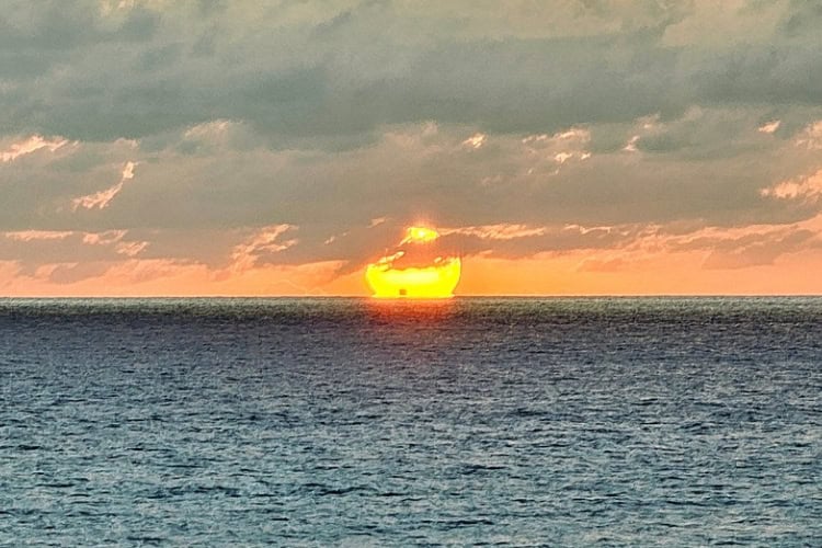 Sunset from Mullet Bay