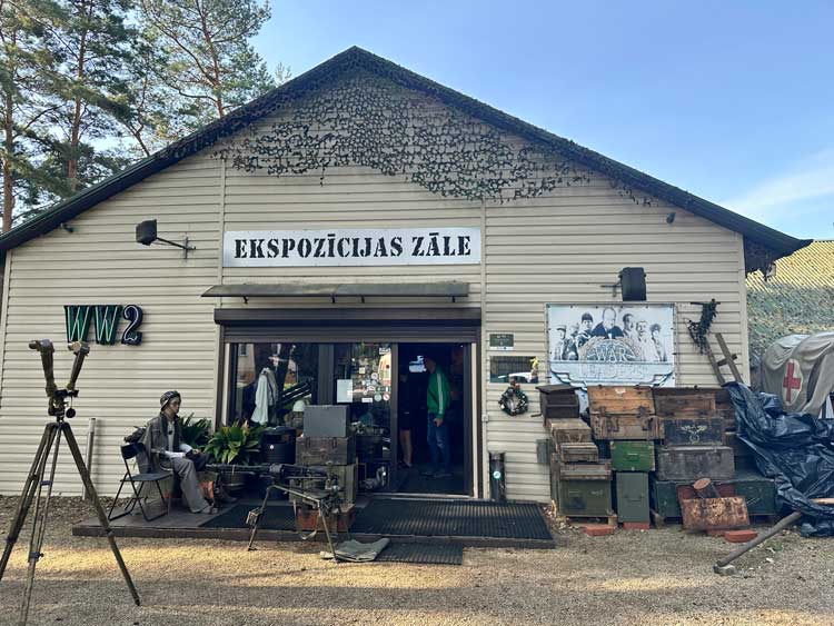 The World War II Museum has more than 1,000 artifacts, including hundreds of letters. Photo by Janna Graber