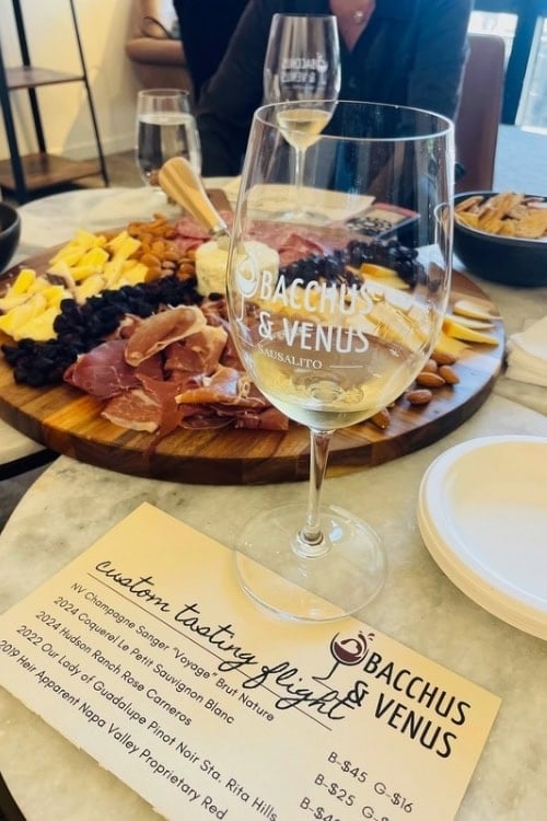 Wine Tasting at Bacchus & Venus