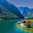 Lake Konigssee is home to the iconic red-domed St. Bartholomew's Church. Photo by Frank Heuer, Bayern Tourismus