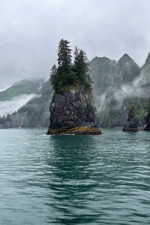 Tiny island in the Kenai Peninsula. Photo by Marcia McGreevy Lewis