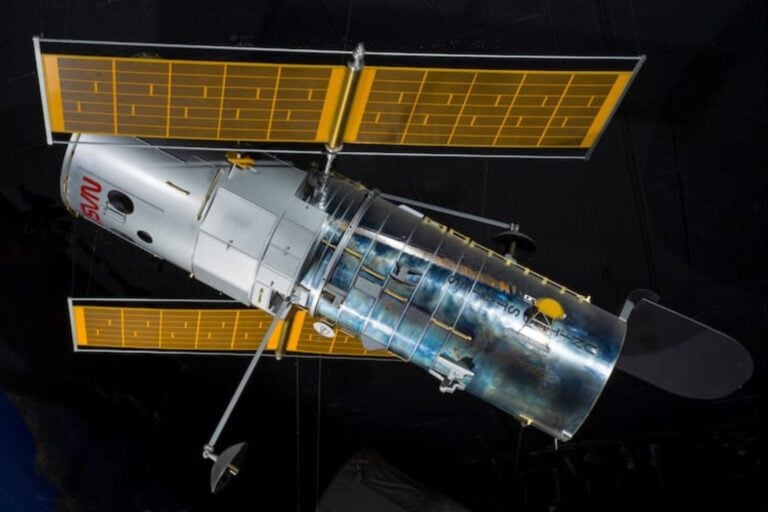 Space telescope at Kennedy Space Center. Image courtesy of the Smithsonian