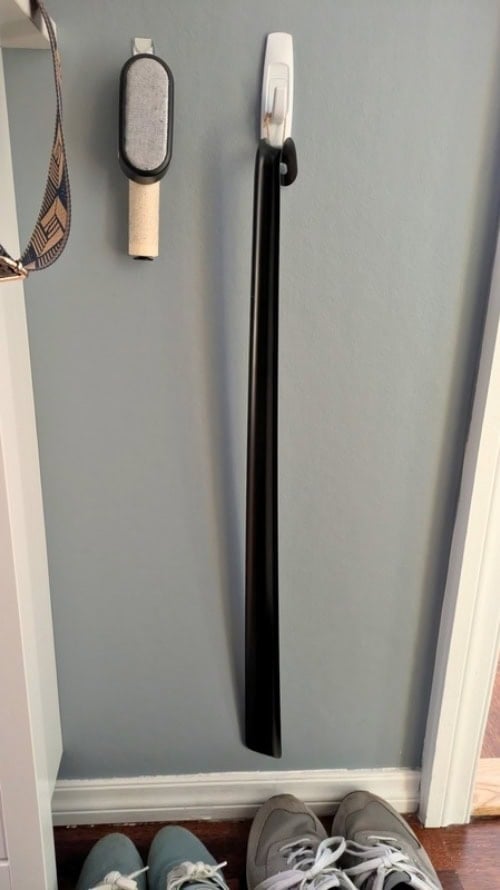 A long shoe horn from Ikea. Photo by Anna Robin