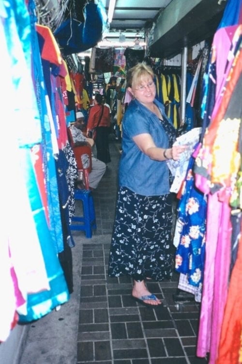 Checking out what to take home. Photo by Jane Cassie