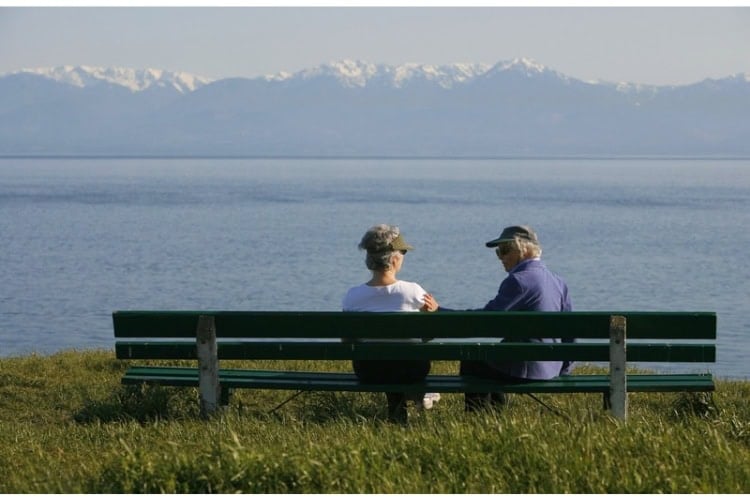 The coastal walkway along Dallas Road. Photo courtesy of Tourism Victoria