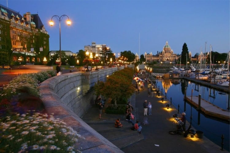 Inner Harbor at Dusk. Photo by Brent Cassie
