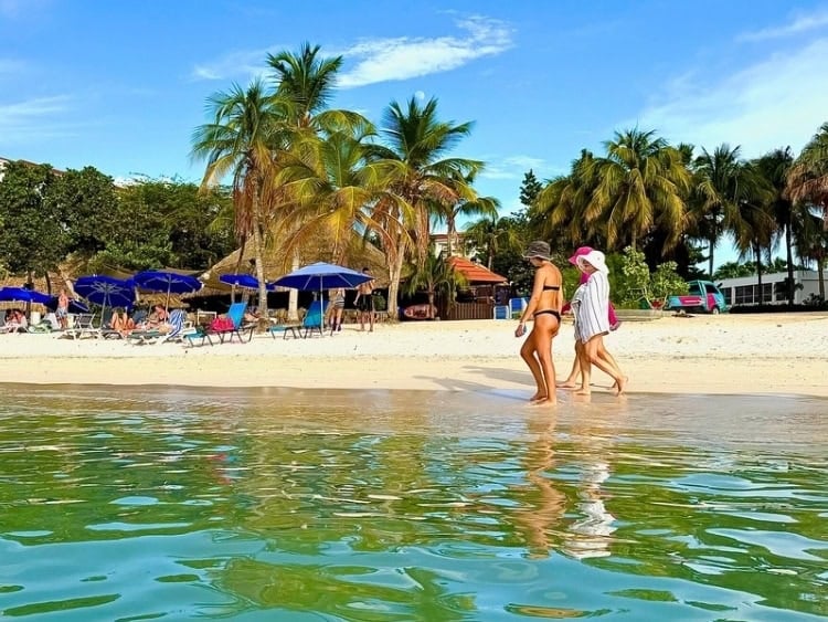 Palm Beach is one of Aruba's most popular beaches. Photo by Jill Weinlein
