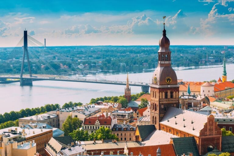 Riga, Latvia. Photo by bruev from Getty Images Pro via Canva