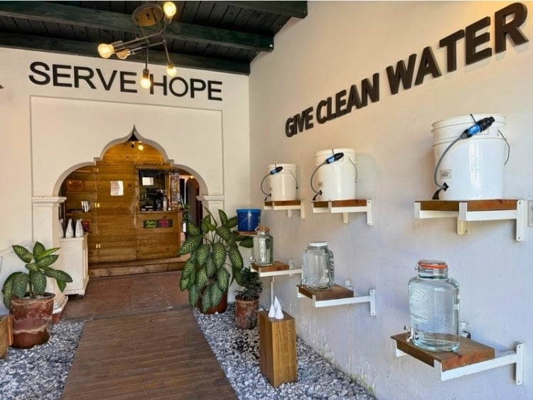 Serve Hope Cafe funds clean water projects throughout Central America. Photo by Teresa Bergen