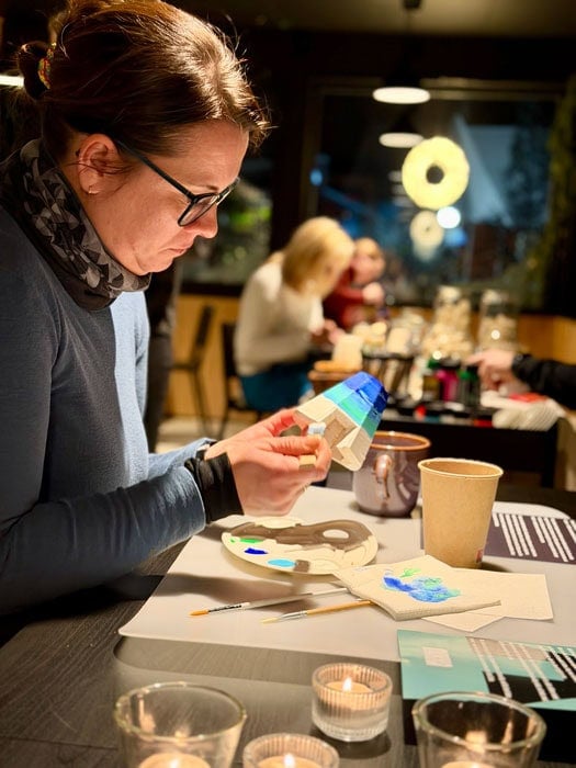 Creating something is part of the fun at Mukka-Matarengi