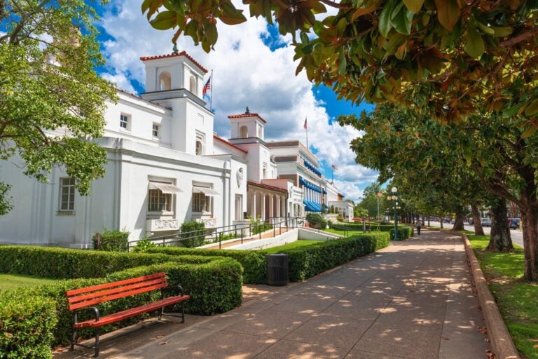 Bathhouse Row, Hot Springs Arkansas. Photo by Sean Pavone via iStock