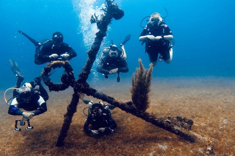 Dive into history: Explore the award-winning wrecks and vibrant reefs of Statia. 