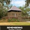 Fort Mose was reconstructed in 2025 and depicts the fort just before the Battle of Bloody Mose when it was attacked and captured by British redcoats and then retaken by a force that included free Black militia under the command of Captain Francisco Menendez. Photo by Rich Grant Pinterest